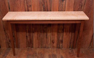 Birdseye Maple Top Hal/Sofa Table – $1000