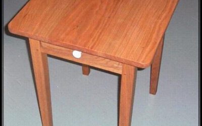 Cherry Side Table With Drawer – $800