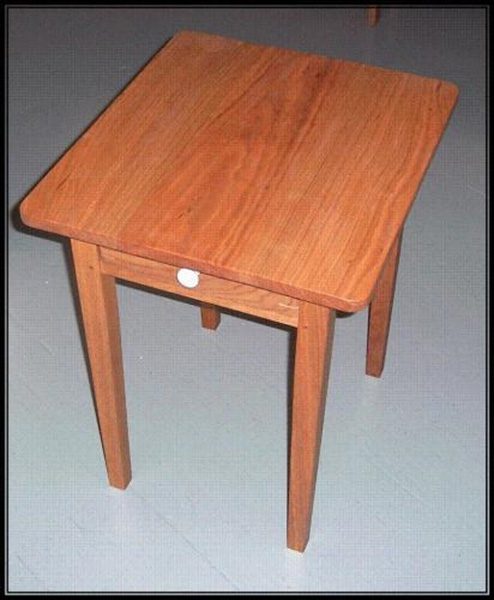 CHERRY SIDE TABLE with DRAWER