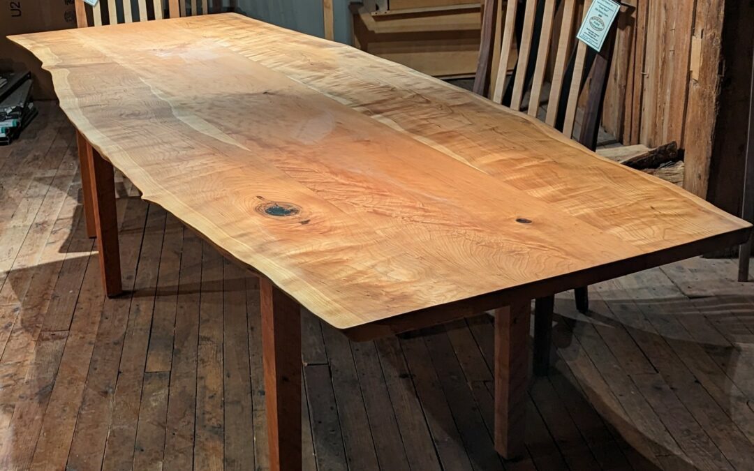 Cherry Live Edge Dining Table – $4500