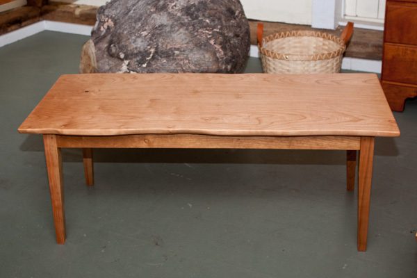 Natural Edge Cherry Coffee Table