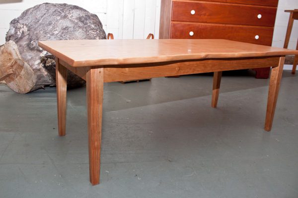 Natural Edge Cherry Coffee Table3