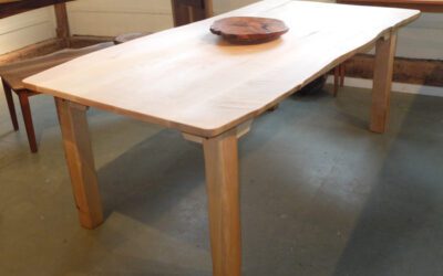 Live Edge Rock Maple Dining Table – $2400