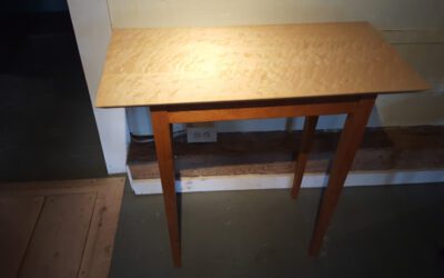 Birdseye Maple and Cherry Hall/Sofa Table – $950