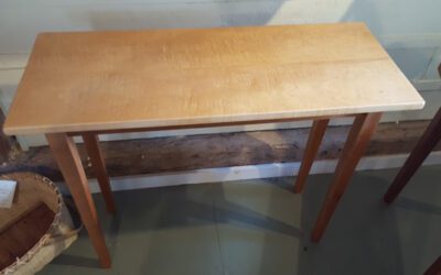 Tiger Maple and Cherry Hall/Sofa Table  – $850
