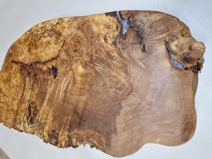Maple Oval Burl Lazy Susan 25-7