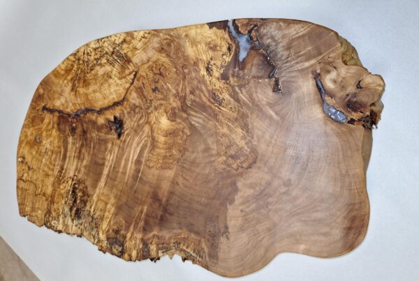 Maple Oval Burl Lazy Susan 25-7
