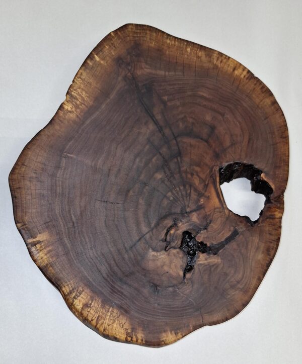 Black Walnut Lazy Susan on Black Walnut base