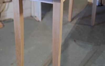 Black Walnut on Maple base Hall Table