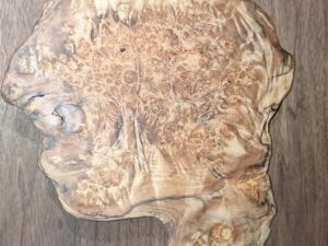 Birdseye Maple Burl Lazy Susan